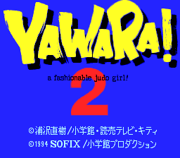 Yawara! 2 screenshot 2 for PC Engine CD